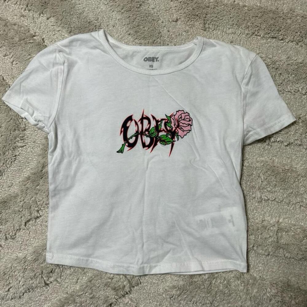 OBEY Crop Top